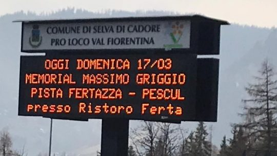17 marzo 2019 – Tutto sul Trofeo di Sci Massimo Griggio – Fertazza di Pescul